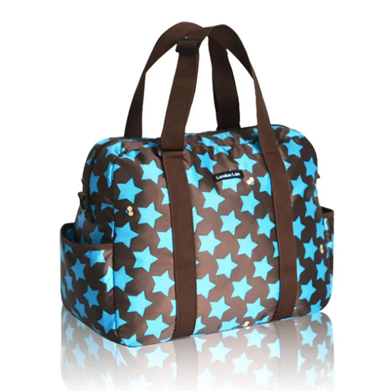 blue star Вместительный Многофункциональный подгузник для беременных сумки Tote Детские пеленки пеленания сумка Мумия Сумка водонепроницаемая сумка для хранения коляски - Цвет: blue star