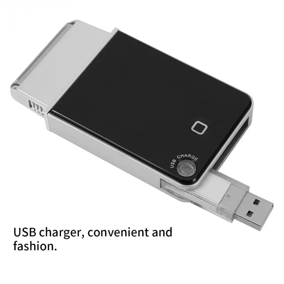 Kemei USB зарядка Мужская бритва Портативный электрический триммер для волос Бритва