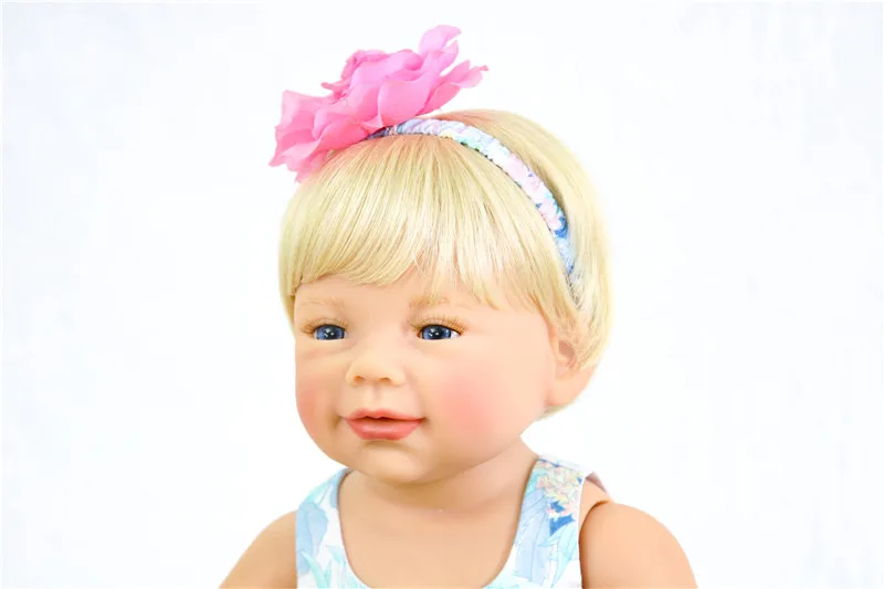 DollMai Bebe куклы menino 22 &quot55 см полный Силиконовый реборн Детские Реалистичная
