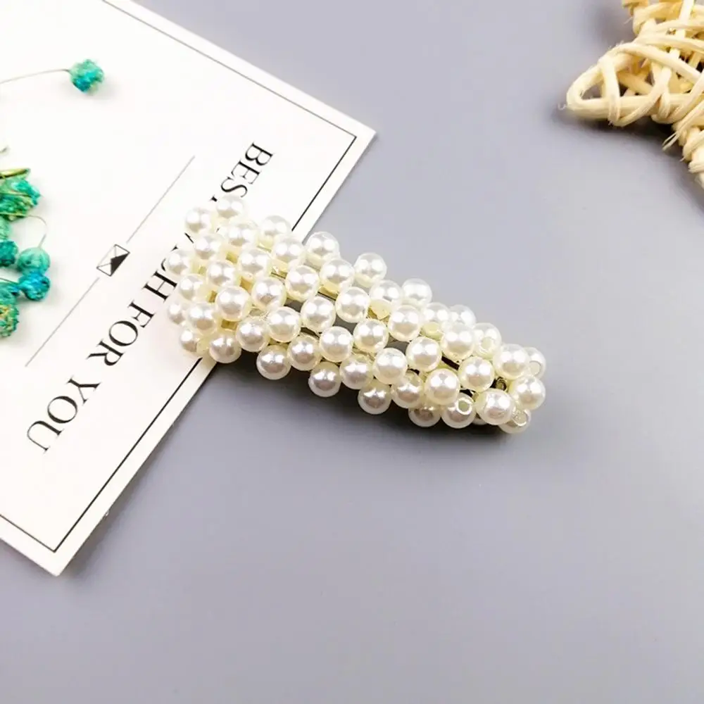 DoreenBeads трендовые заколки для волос с имитацией жемчуга женщин/девушек элегантные
