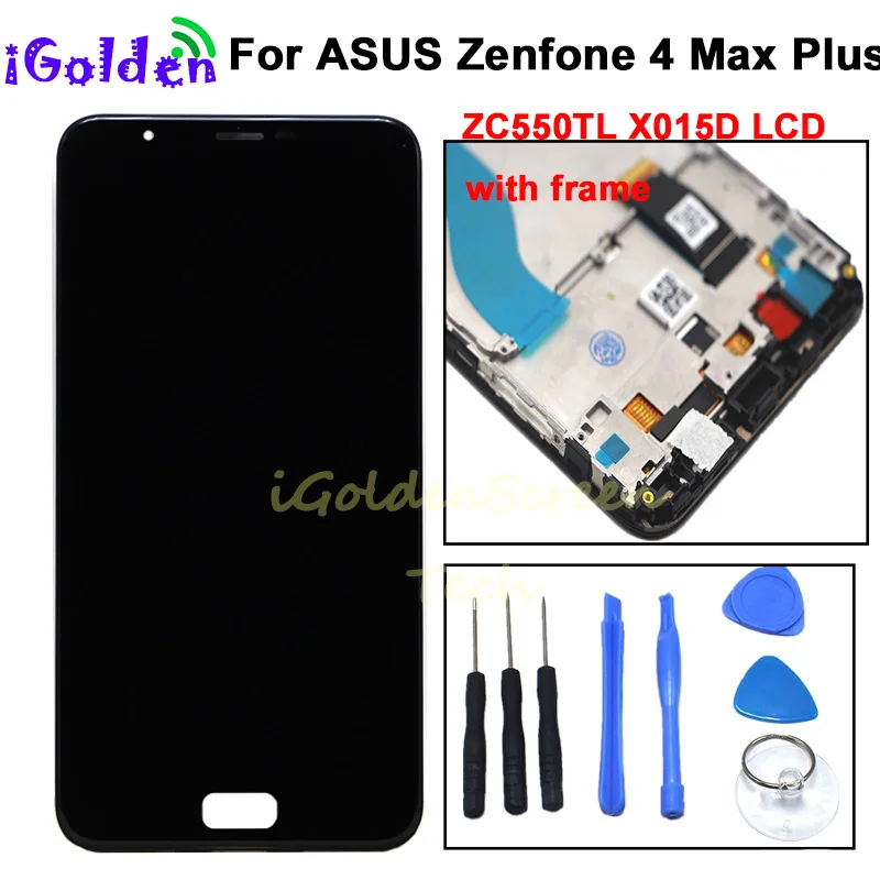ЖК дисплей 5 дюйма для ASUS Zenfone 4 Max Plus ZC550TL X015D + сенсорный экран дигитайзер сенсор