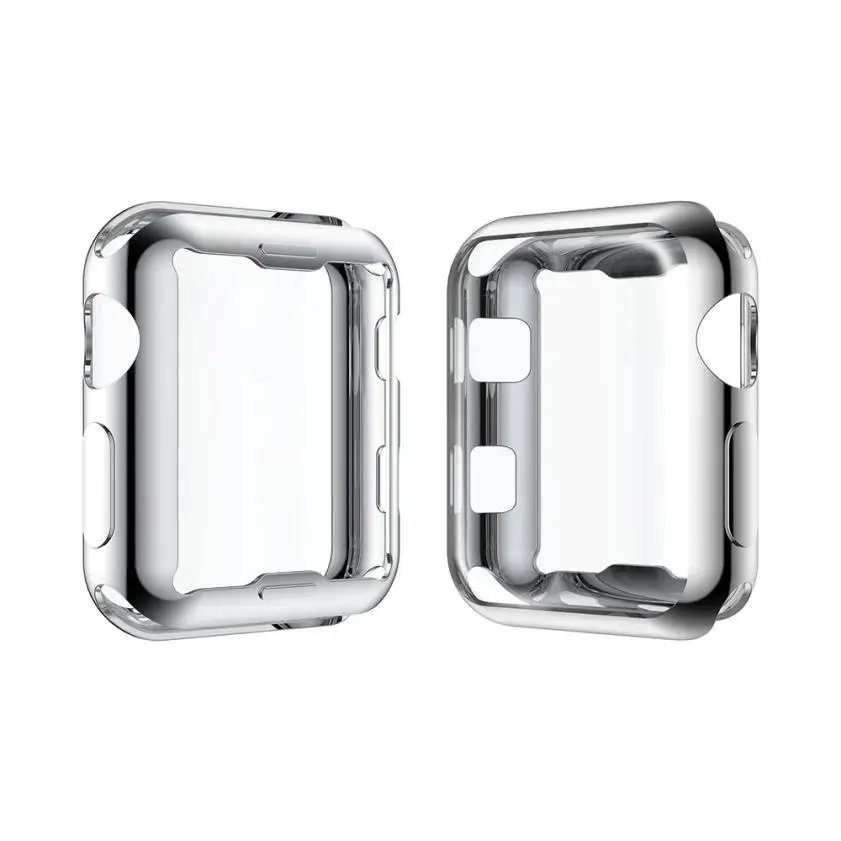 Ультратонкая Гальваническая прозрачная защитная пленка из ТПУ для Apple Watch Series 3 42
