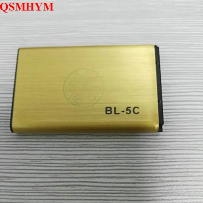 2450mAh BL-5C 3,7 V Li-Ion BL5C золотой аккумулятор для Nokia 2610 2600 2300 6230 6630 N70 N71 телефон с номером отслеживания