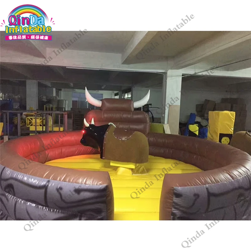 Новый шаблон Grazy Rodeo Bull надувной бык для наружной игровой площадки надувные