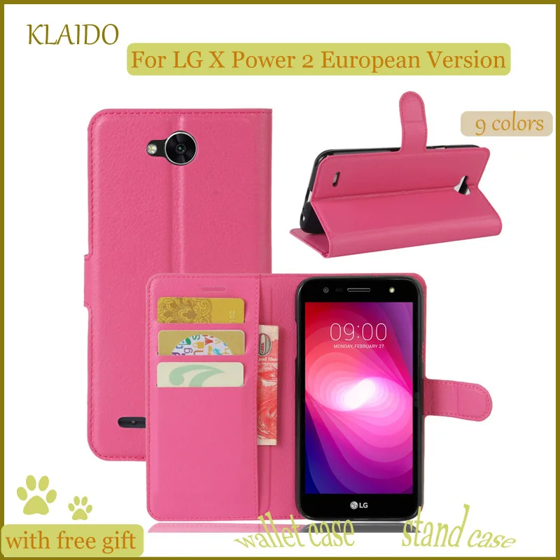 Klaido Высокое качество Роскошный кошелек кожаный чехол для телефона LG X power 2