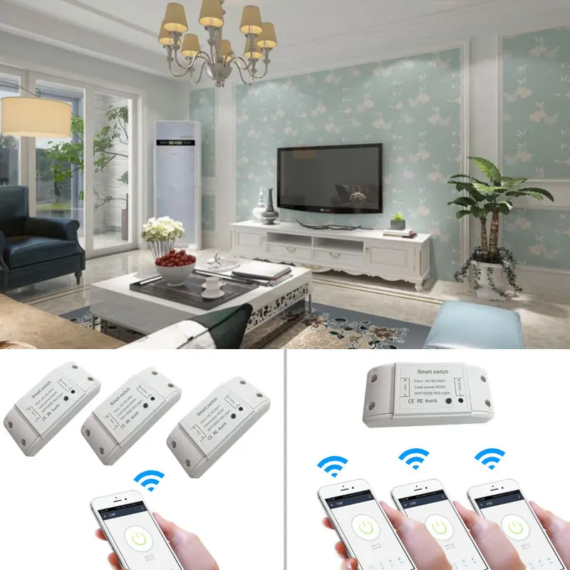 Беспроводной смарт-выключатель Domotica базовый релейный модуль для домашней