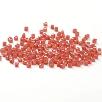 new austria glamour glass beads orange red ab 100pc 2mm square shape crystal beads austria crystal cube beads loose beads c 1