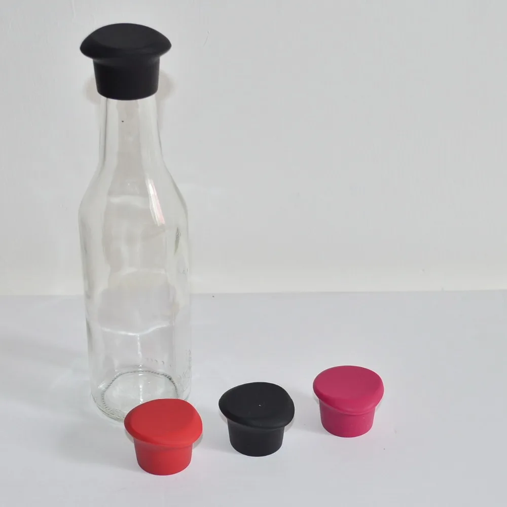 Bpa free Силиконовая пробка для красного вина герметики бутылок без утечки крышка