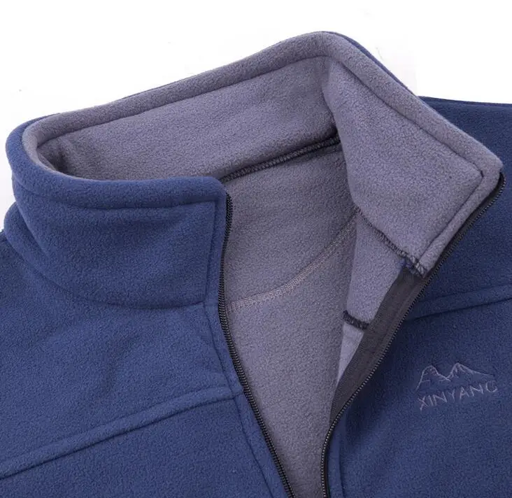 

New Fleece Wram Solid Hiking Jacket Hot Sale Outdoor Plus Size Winter Hiking Mountaineering Jacket