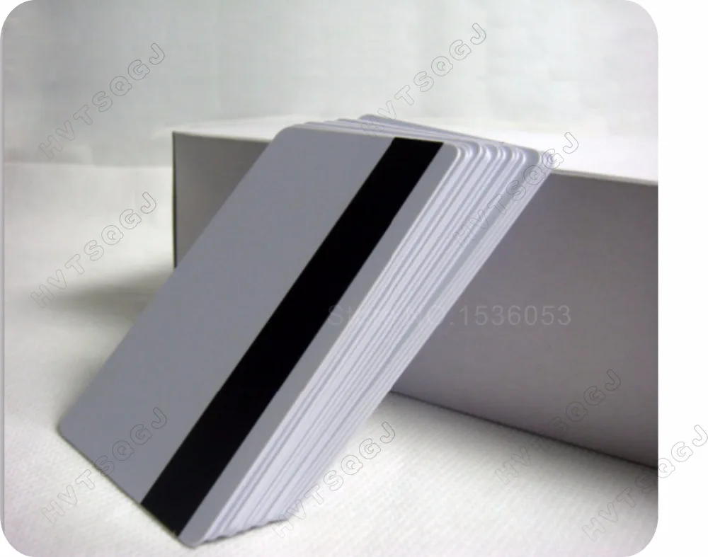 10 шт. ПВХ пустые белые пластиковые карты 30Mil магнитная карта LoCo Mag полосатая
