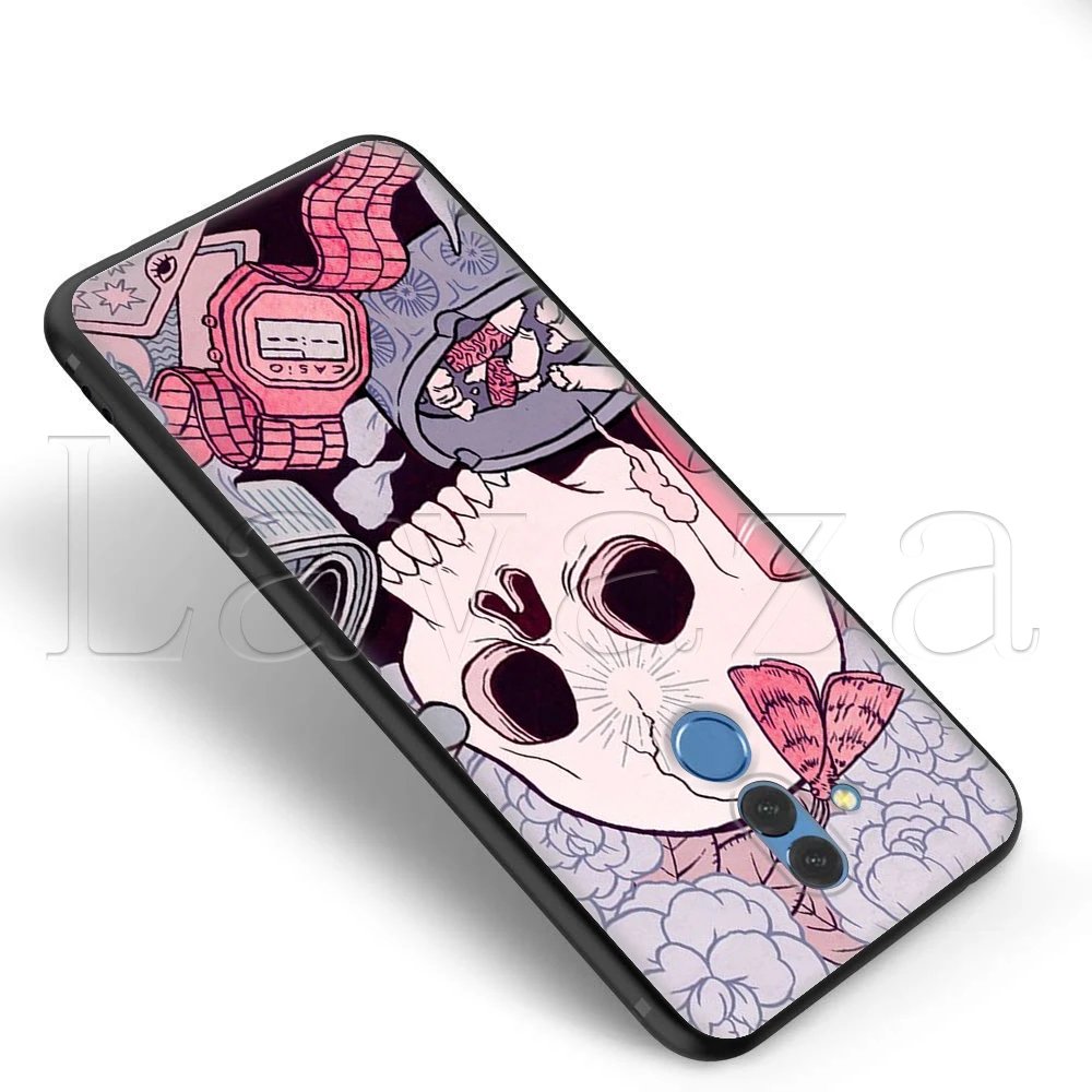 Lavaza Retro Style Flower Skull Case for Honor Mate 10 20S 6A 7A 7C 7X 8A 8C 8X 9 P9 Lite Pro Y6 Y7 Y9 Prime | Мобильные телефоны и