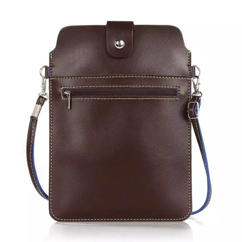 Роскошные двойные карманы сумка с ремнем кожаной сумке кошелек чехол для Samsung Galaxy