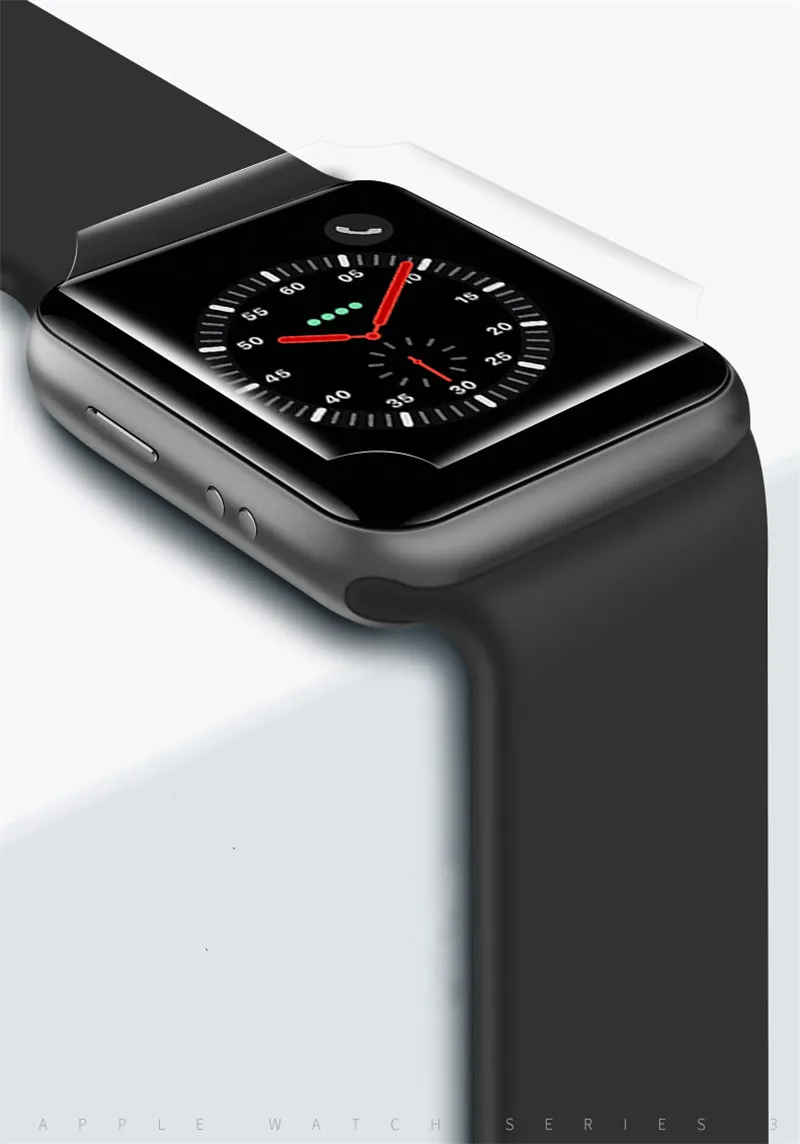 2 шт. Защитная пленка для Apple Watch Series 3 1 38 мм 42 мм|Защитные стёкла и плёнки телефонов|
