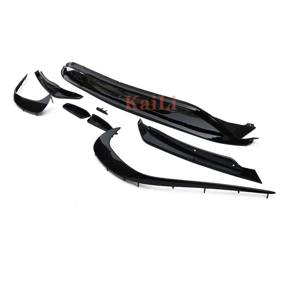 

8Pieces ABS Front Bumper For Mercedes A Class W176 Package & A45 LCI 2016-2018 PP Canards