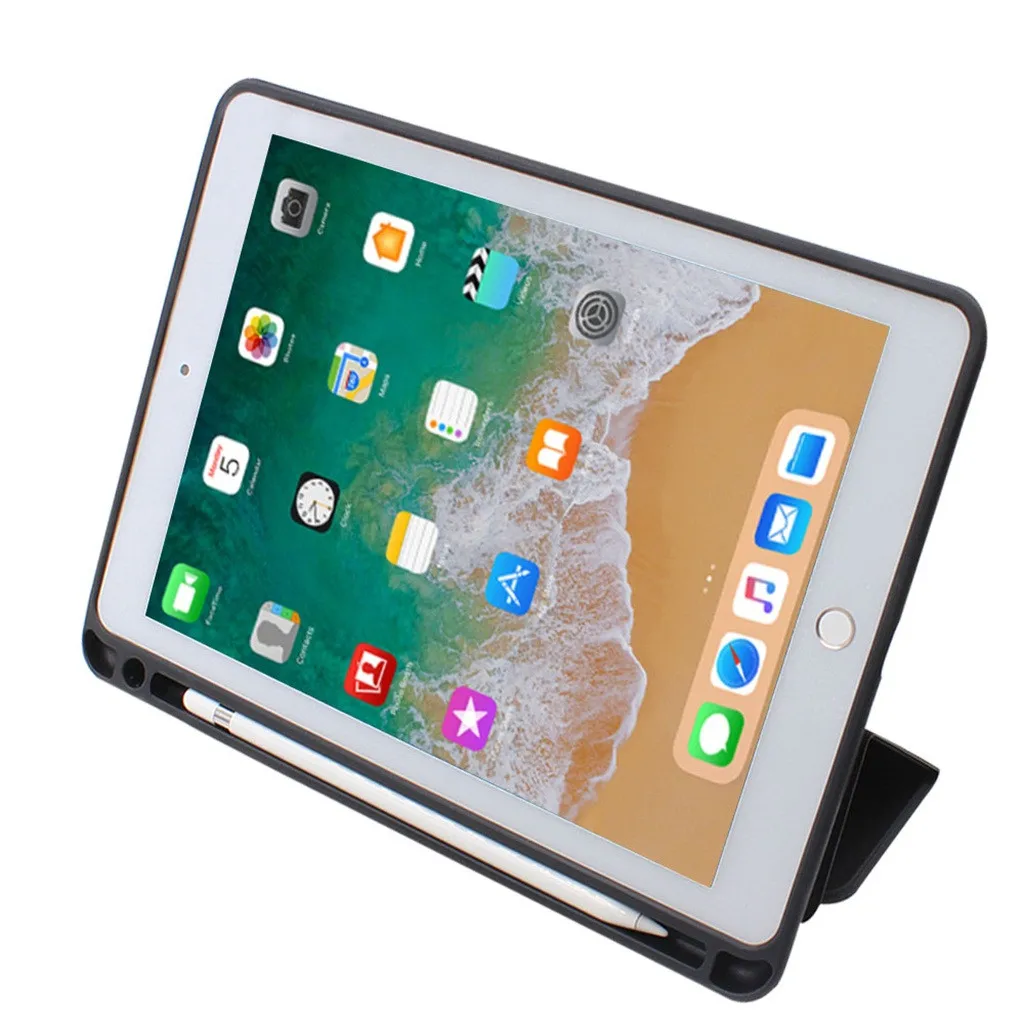 Для iPad Air 10 5 дюймов чехол подставка с ручкой паз Авто спящий/Wake2019 антивозрастной