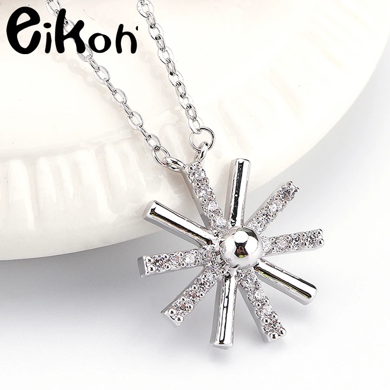 Eikoh 2017 Новый Дизайн Чешуйчатого Шарм Ожерелье Серебряный Цвет Нержавеющей Стали