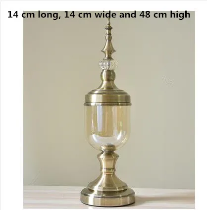 Красивая стеклянная ваза украшение для гостиной в европейском стиле стола | Дом и