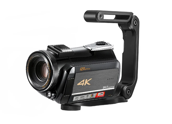 4. add bracket Winait Профессиональная домашняя супер 4k цифровая видеокамера, wifi цифровая видеокамера - Цвет: 4. add bracket