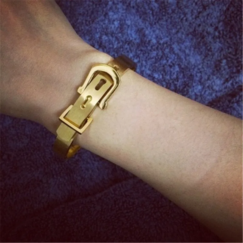 Mcllroy браслет для мужчин/нержавеющая сталь/золото/манжеты/браслеты женщин и