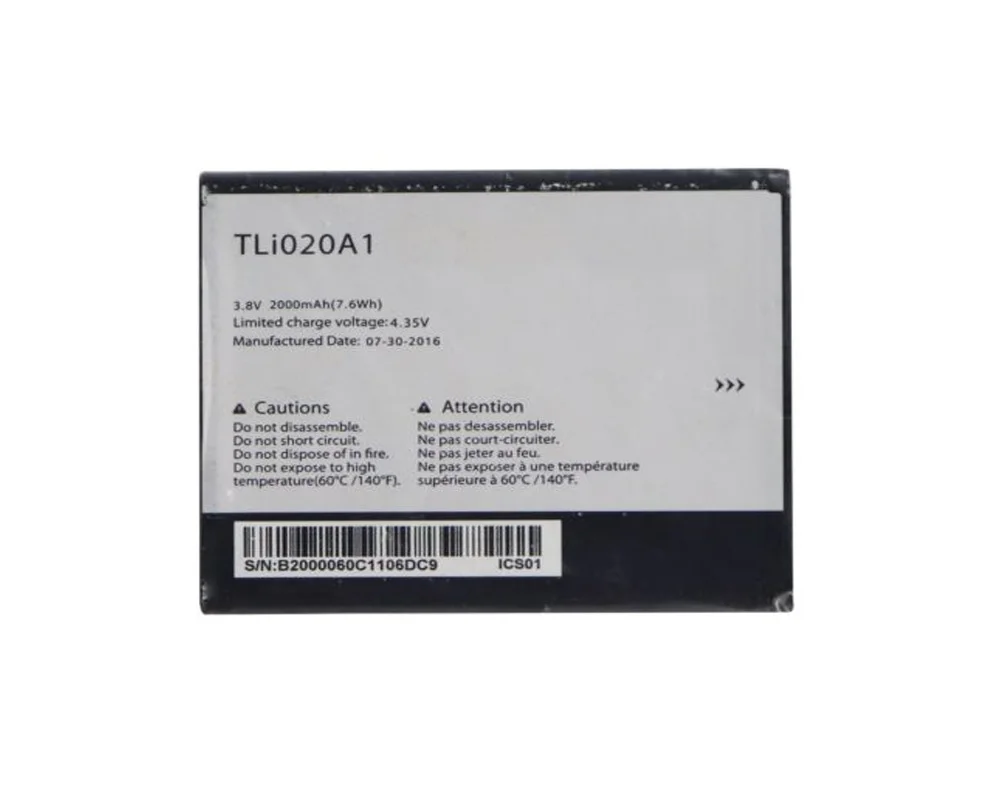 ISUNOO 10 шт./лот 2000 мАч аккумулятор для Alcatel One Touch Pop 3 (5) 4G 5 Dual Sim OT 5065D 5065A 5065X 5065W 5065J 5065T |