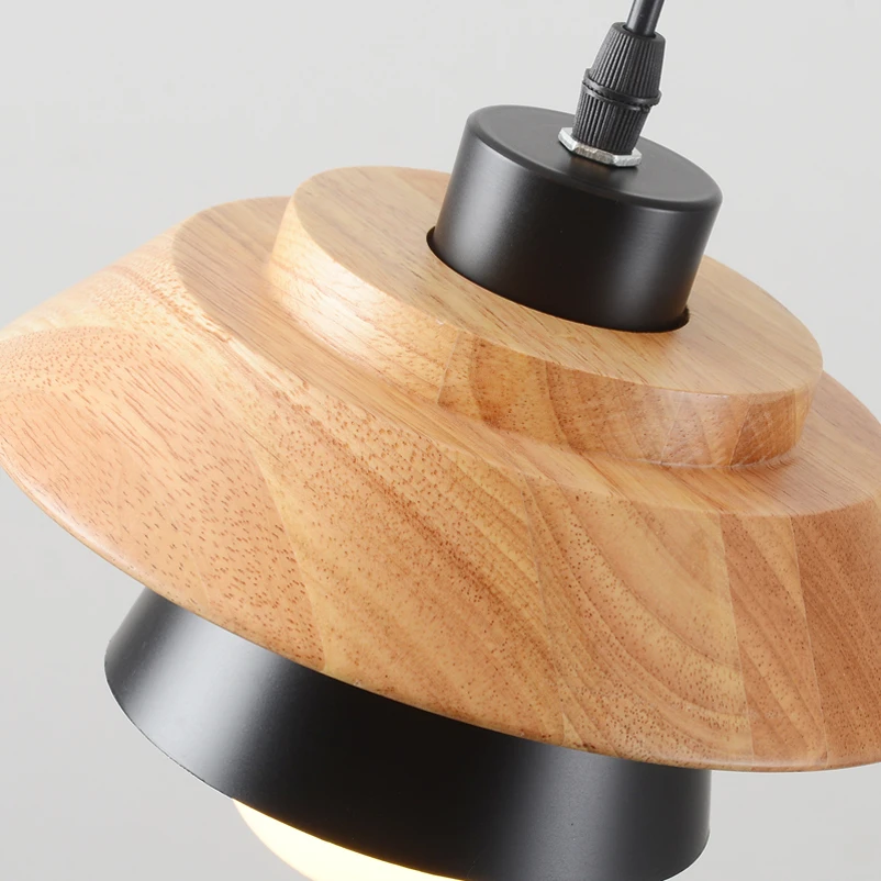 1 Piece Nordic Minimalist Modern Dining Room Restaurant Cafe Pendant Lamp Droplight Wood Meal Hanging Bar Study Office | Лампы и