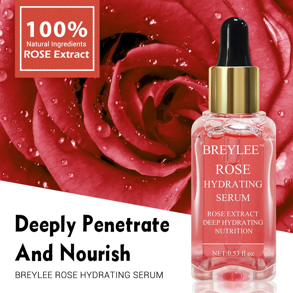 Rose Nourishing Face Serum Deep Hydrating Moisturizing Facial Skin Care Whitening Repairing Anti-Aging Remove Wrinkles horec hyaluronic acid facial enriched water nourishing toner nutrition hydrating moisturizing whitening tonic liquid face care