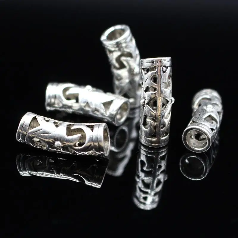Бусины разделители серебряные в античном стиле 22 х7 мм|jewelry making|antique silverlot lot |