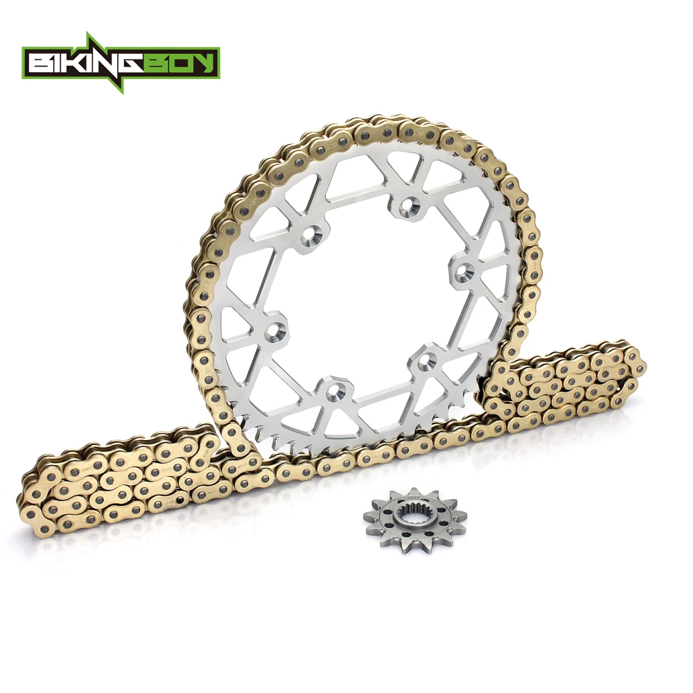 Звездочки BIKINGBOY передняя 13T Задняя 48T 52T 520 120L X RMZ цепь для Suzuki 450 05 06 07 08 09 10 11 12 13 14 15 16