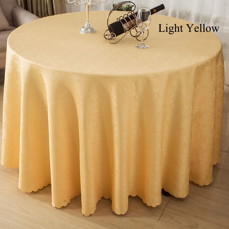 Light Yellow 10 шт. Круглая Вязаная скатерть стол с квадратной крышкой стул для свадьбы Декоративная скатерть овальный стол постельное белье на открытом воздухе - Цвет: Light Yellow