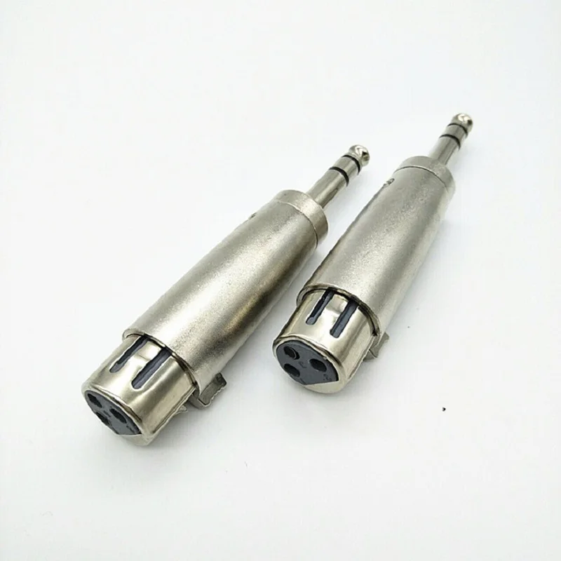 XLR 3Pin гнездо до 6 35 мм штекер Адаптер 2/3 полюсный динамик разъемы аудио шнур Mic