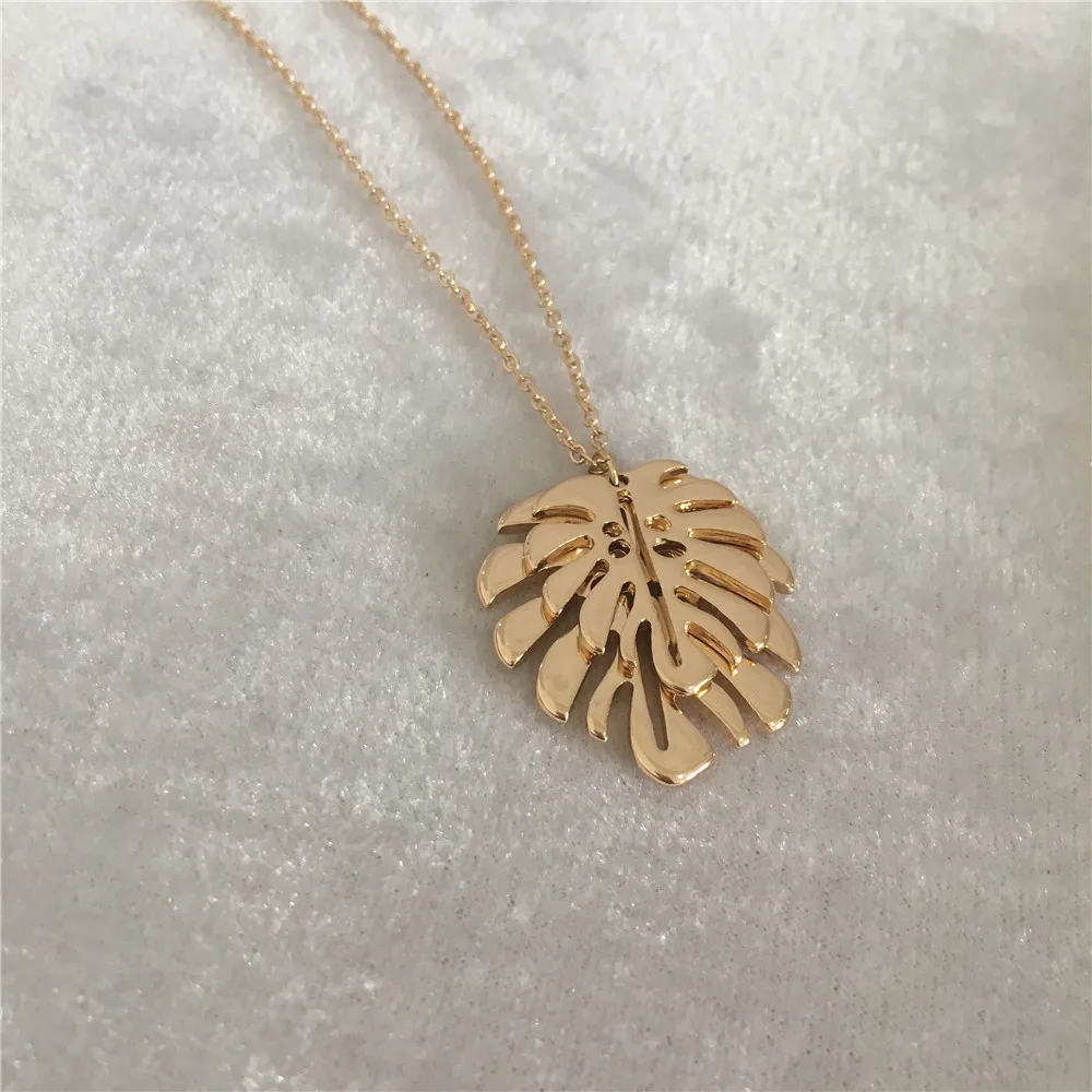 Модное ожерелье золотого цвета с двумя искусственными ладонями для женщин и