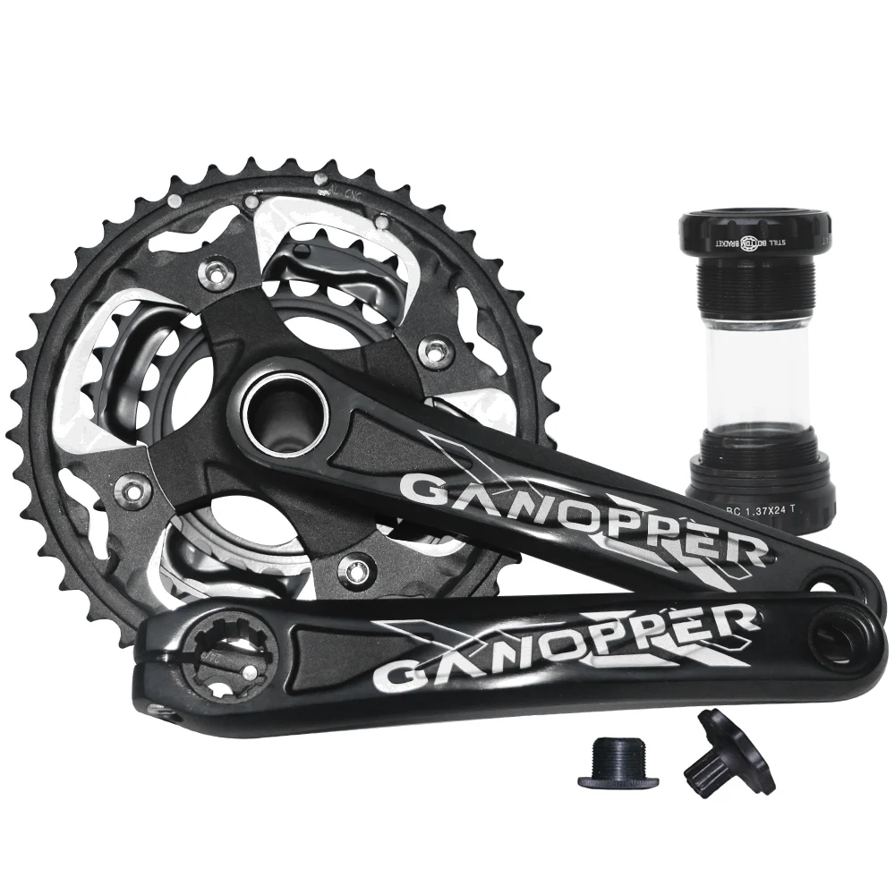 104BCD MTB Горный шоссейный велосипед crankset 172,5/175 мм BMX велосипедный Кривошип набор нижняя часть 68BB 10 S бензопилы подходит shimano deore Alivio часть