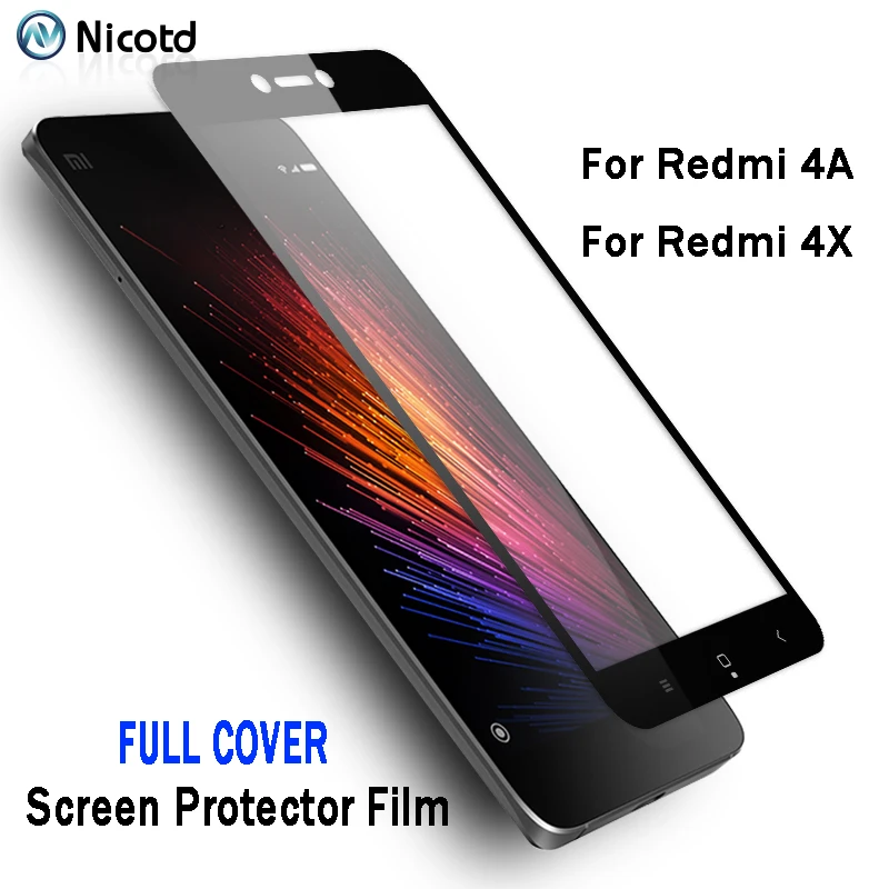 Защитное стекло для Xiaomi Redmi 4A 5 0 дюйма черное белое Золотое Защитная пленка 4X