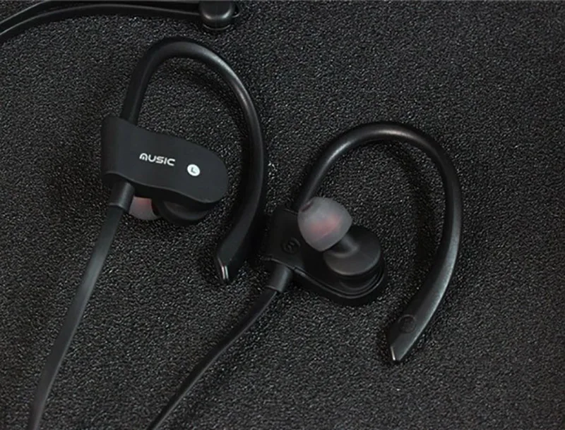 Bluetooth гарнитура с ушным крючком спортивные музыкальные наушники голосовые