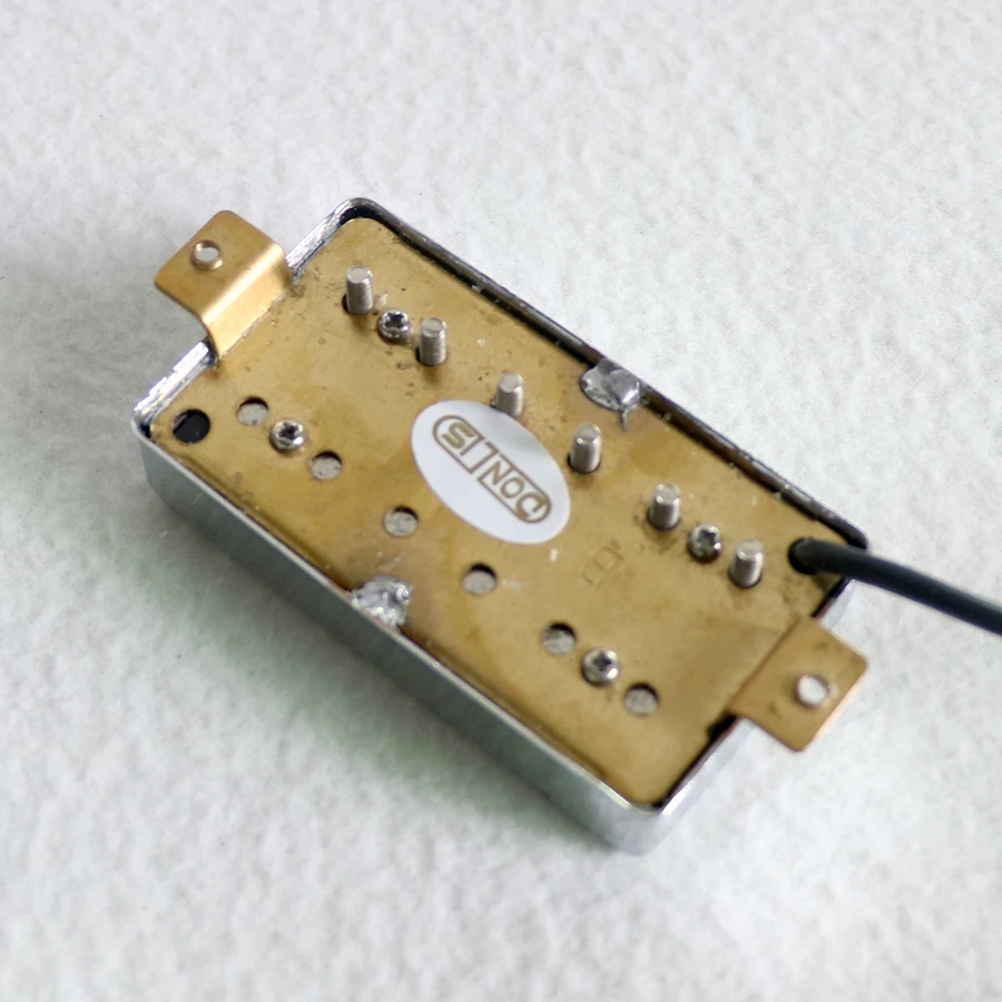Donlis 1 Набор Alnico 5/2 бар хромовый цвет lp электрогитара пикапы humbucker с кольцами