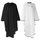 Новинка, для взрослых, водонепроницаемая, для стрижки волос, салонная накидка, Парикмахерская Ткань с манжетами, хит продаж