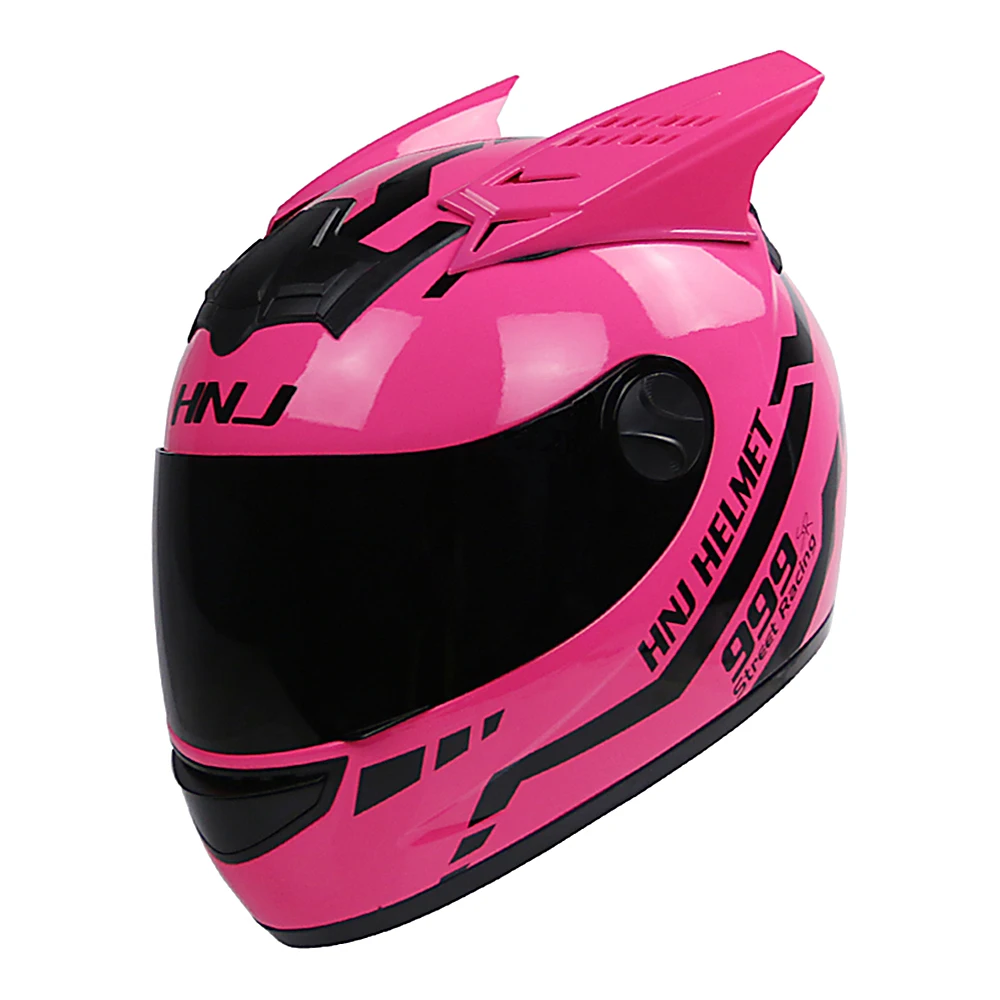 Pink BK PK Corner HNJ мотоциклетный шлем для мотокросса Capacete Casco Moto шлемы для мотоциклистов для езды на мотоцикле гоночные шлемы для мотоциклистов - Цвет: Pink BK PK Corner