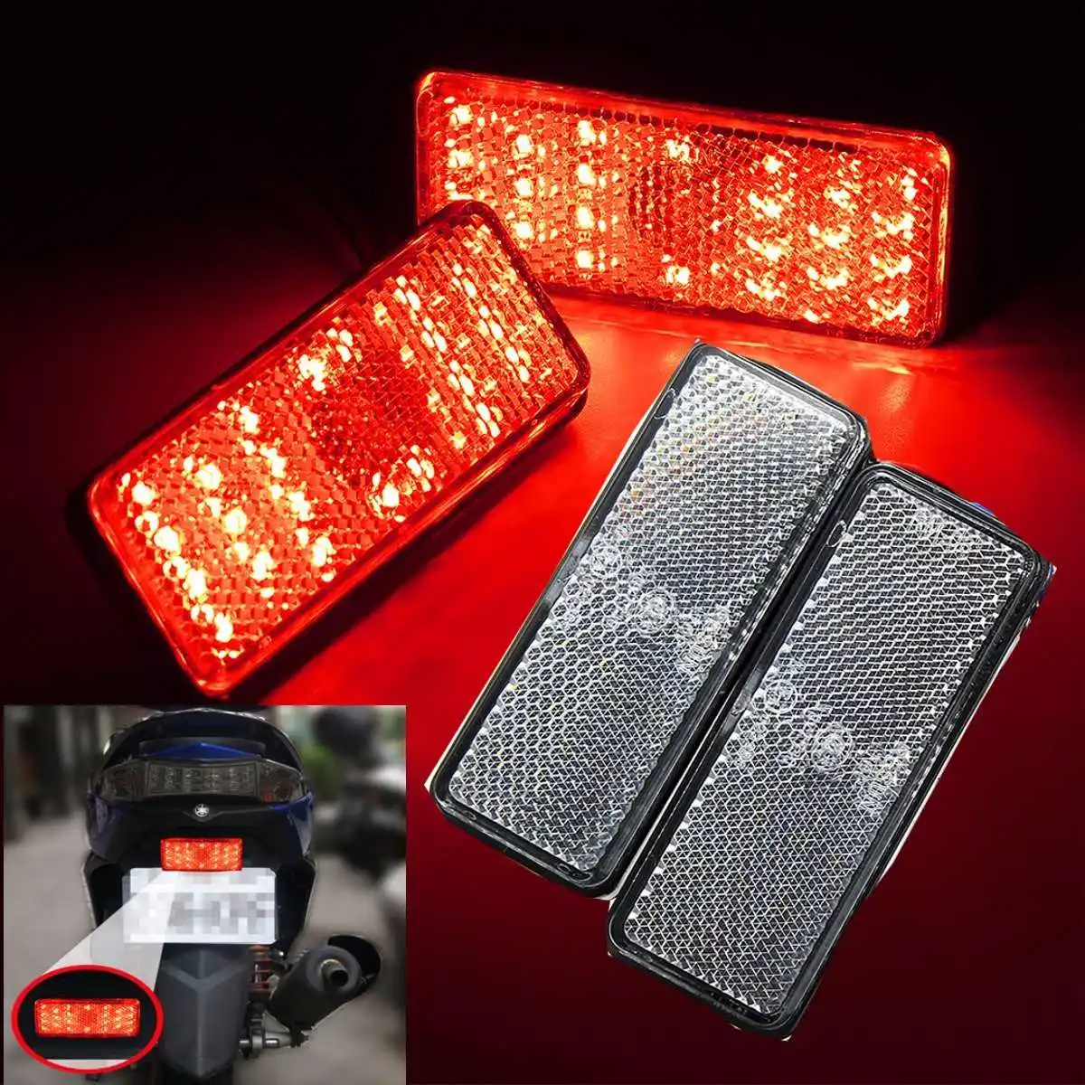 2 шт. задний стоп сигнал для автомобиля и мотоцикла 6 цветов|brake stop light|brake stopbrake tail