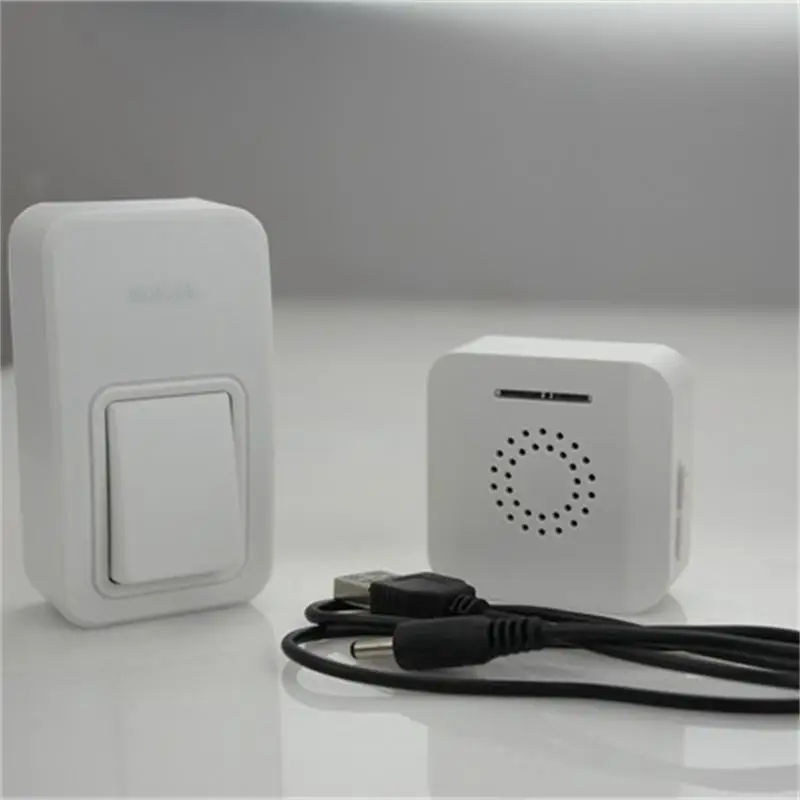 Беспроводной дверной звонок не нуждается в батарее. громкий звук для старого. USB