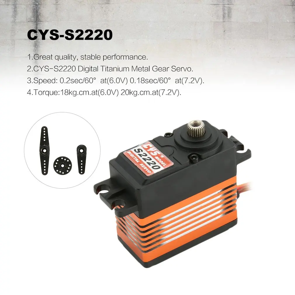 Импульсный контроль ширины Cys-S2220 1:10 Rc Авто Дрифт-тур Op внедорожный цифровой титановый передаточный механизм сервопривод Стабильная производительность