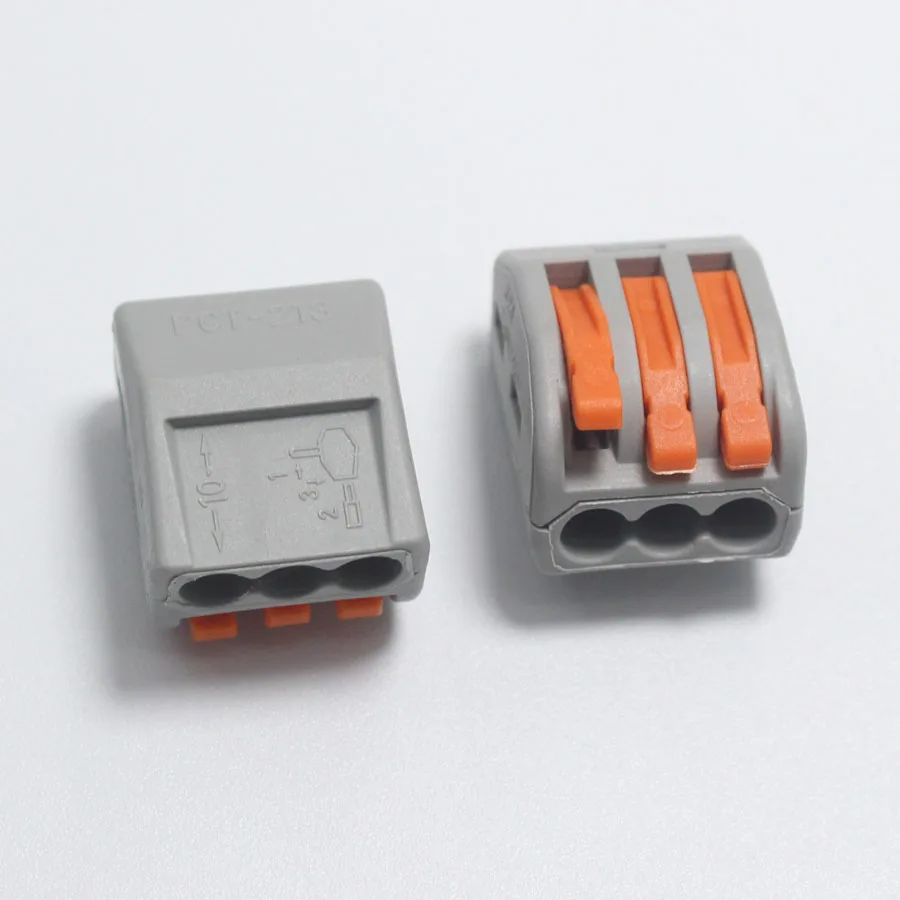 NinthQua 2 шт 3Pin Универсальный быстрый соединитель провода 32A/250В клеммный сплиттер