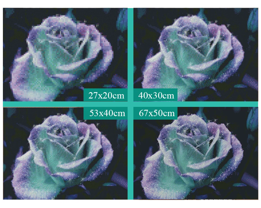 Полностью 5D Diy Daimond картина "Сияющие розы" 3D Алмазная живопись круглые стразы Алмазная Вышивка Цветы