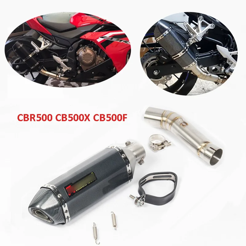 CBR500 CB500F CB500X выхлопной глушитель наконечник Escape соединение глушителя трубы слип
