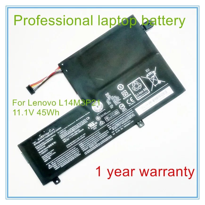 Оригинальный аккумулятор L14M3P21 L14L3P21 для 2 1580 Flex 3 1470 FLEX 5B10G78611 11 1 В 45 Вт/ч бесплатная