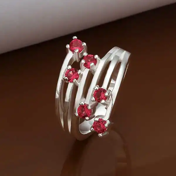 2017 настоящие кольца anillos Свадебные оптом из стерлингового серебра 925 пробы модные