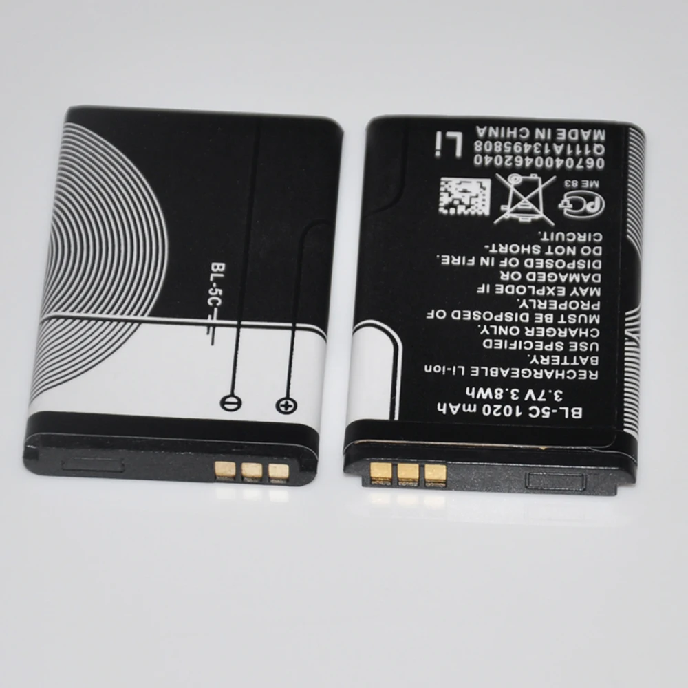 SORAVESS 3 7 V 1020mAh литий-ионная литиевая полимерная аккумуляторная батарея BL-5C батареи