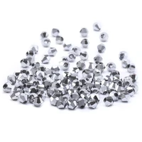 silver 100pc 4mm austria crystal bicone beads 5301 loose spacer bead diy jewelry making s 40