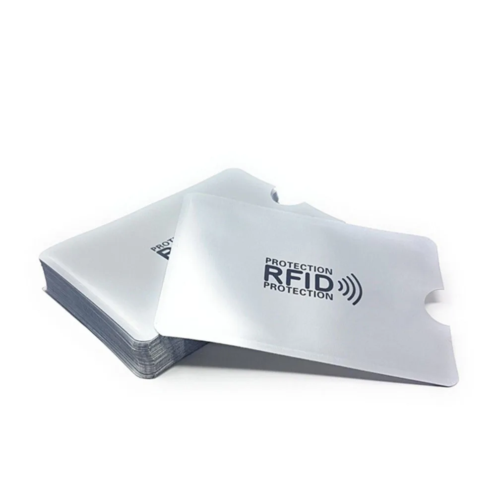 10 шт RFID защитный рукав протектор карты дебетовая Кредитная Бесконтактная карта