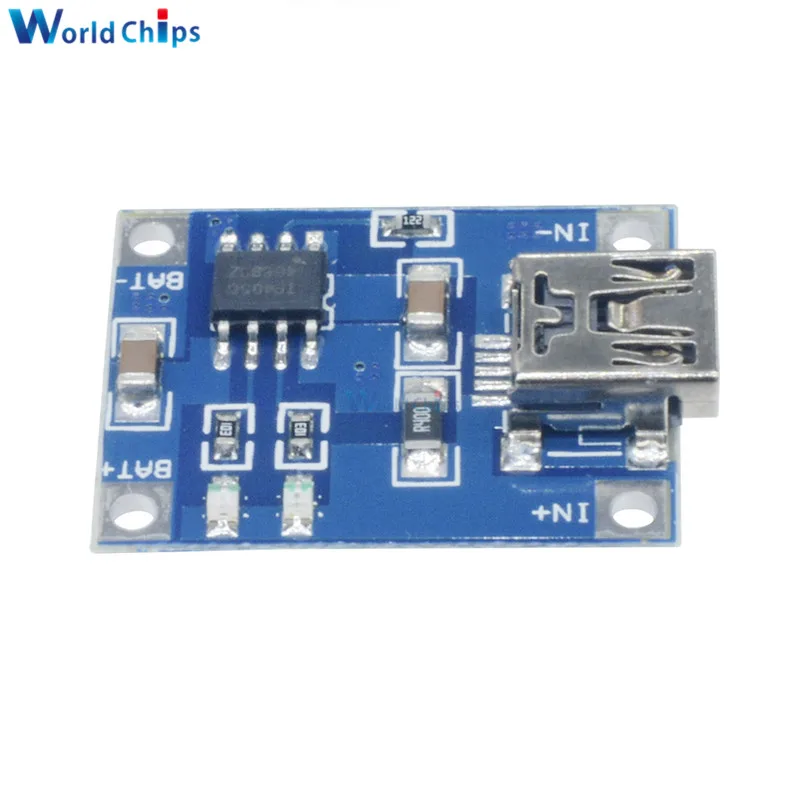 5 шт. Mini/Micro USB 5 в 1A 18650 TP4056 модуль зарядного устройства литиевой батареи зарядная плата с защитой двойные функции 1A li-ion