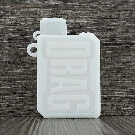 Текстурированный чехол для VooPoo Drag Nano Pod TC защитный Модифицированный корпус силиконовый чехол с рукавом обертывание подходит для VooPoo Drag 3 nano - Цвет: Clear